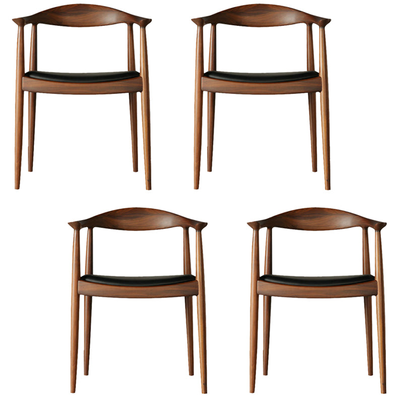 Zeitgenössischer Stil Armstuhl Holz offener Esstühle für Küche