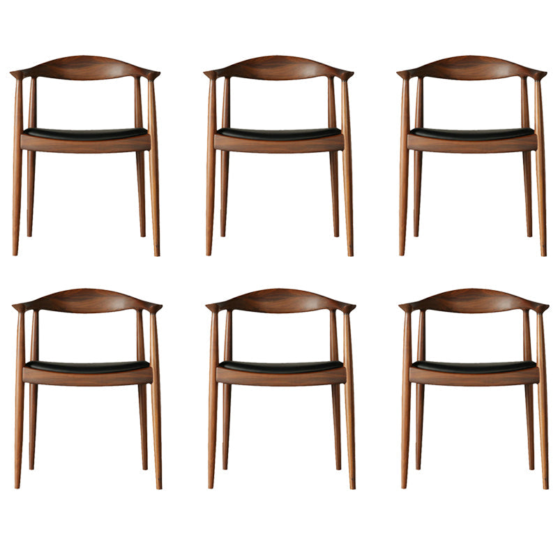 Zeitgenössischer Stil Armstuhl Holz offener Esstühle für Küche