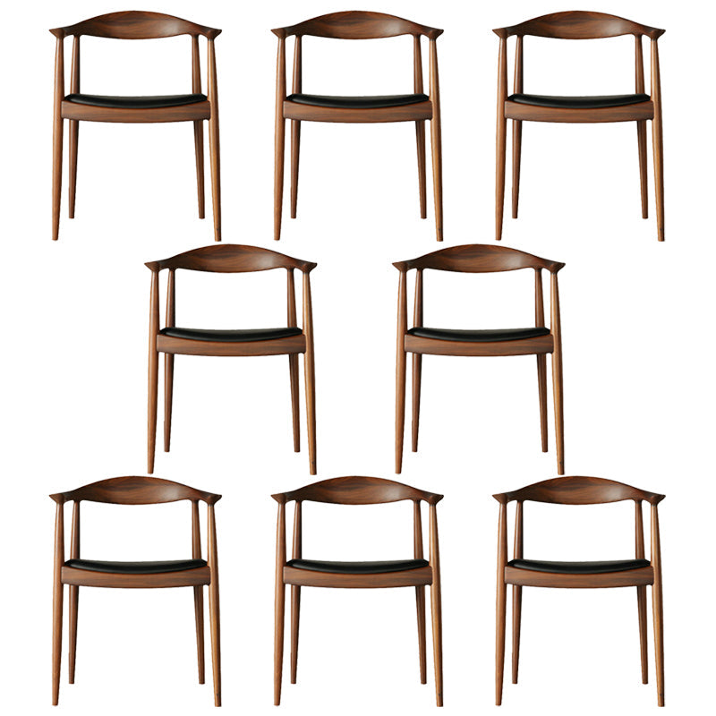 Zeitgenössischer Stil Armstuhl Holz offener Esstühle für Küche