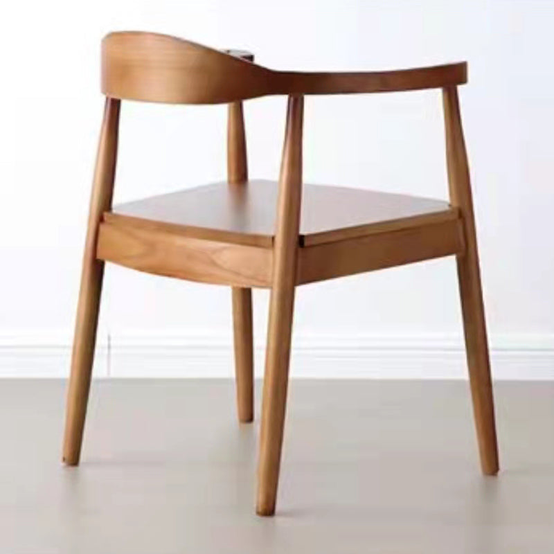 Zeitgenössischer Stil Armstuhl Holz offener Esstühle für Küche