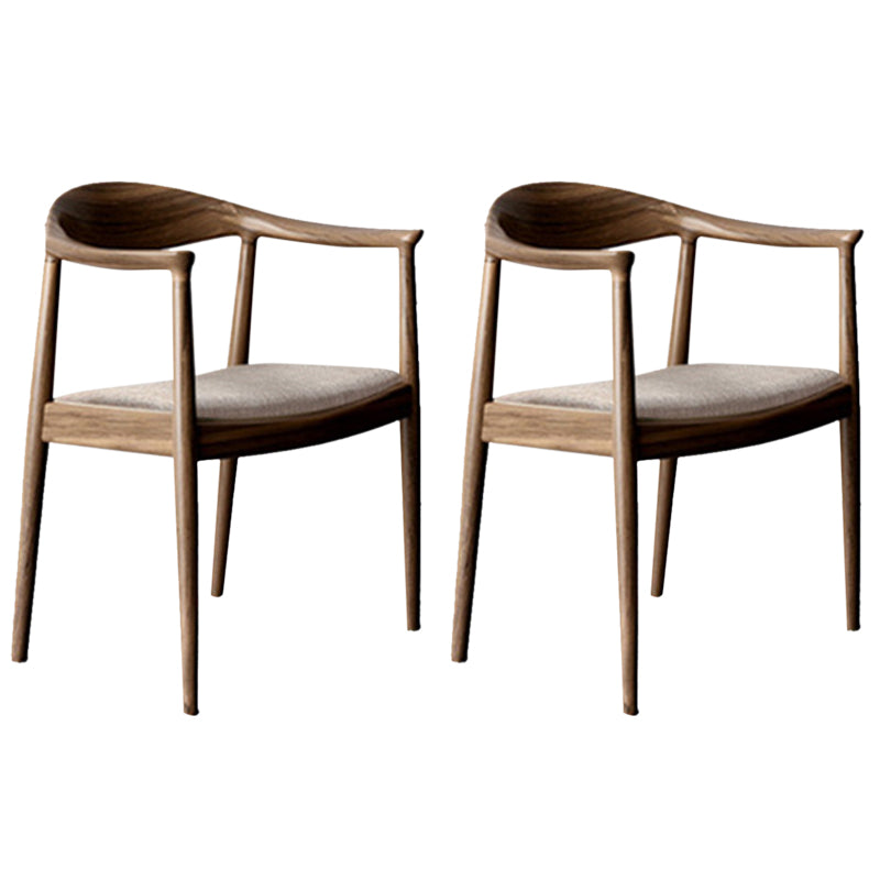 Zeitgenössischer Stil Armstuhl Holz offener Esstühle für Küche