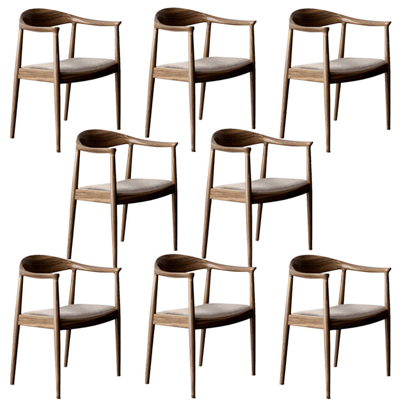 Zeitgenössischer Stil Armstuhl Holz offener Esstühle für Küche