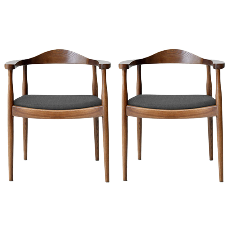 Zeitgenössischer Stil Armstuhl Holz offener Esstühle für Küche