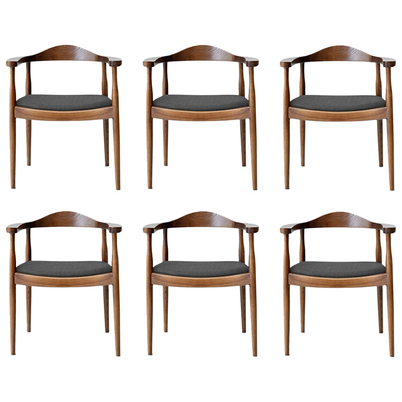 Zeitgenössischer Stil Armstuhl Holz offener Esstühle für Küche