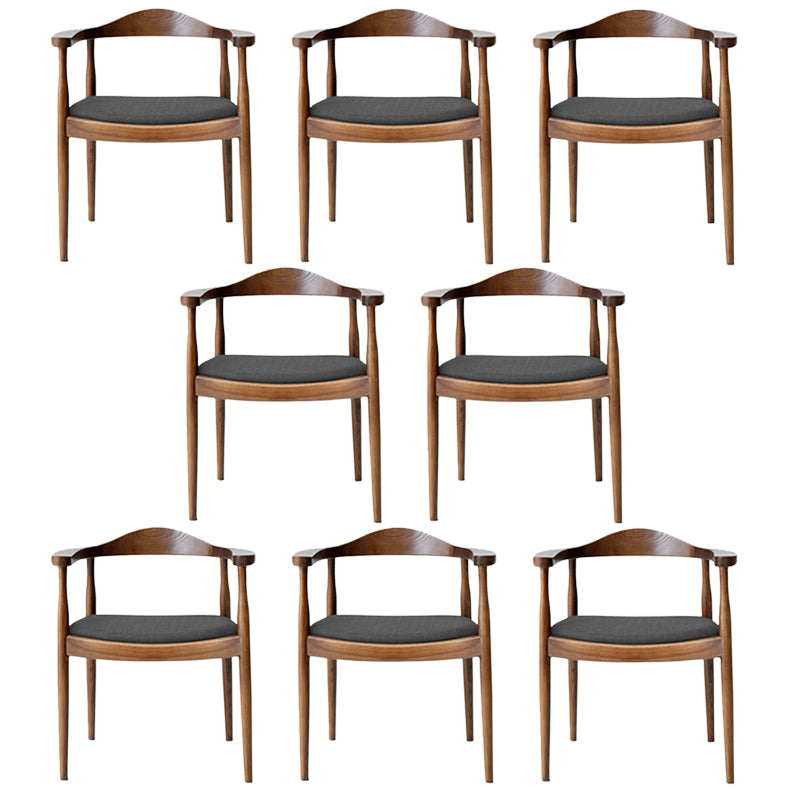 Zeitgenössischer Stil Armstuhl Holz offener Esstühle für Küche