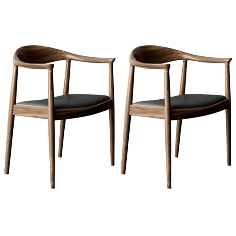 Zeitgenössischer Stil Armstuhl Holz offener Esstühle für Küche