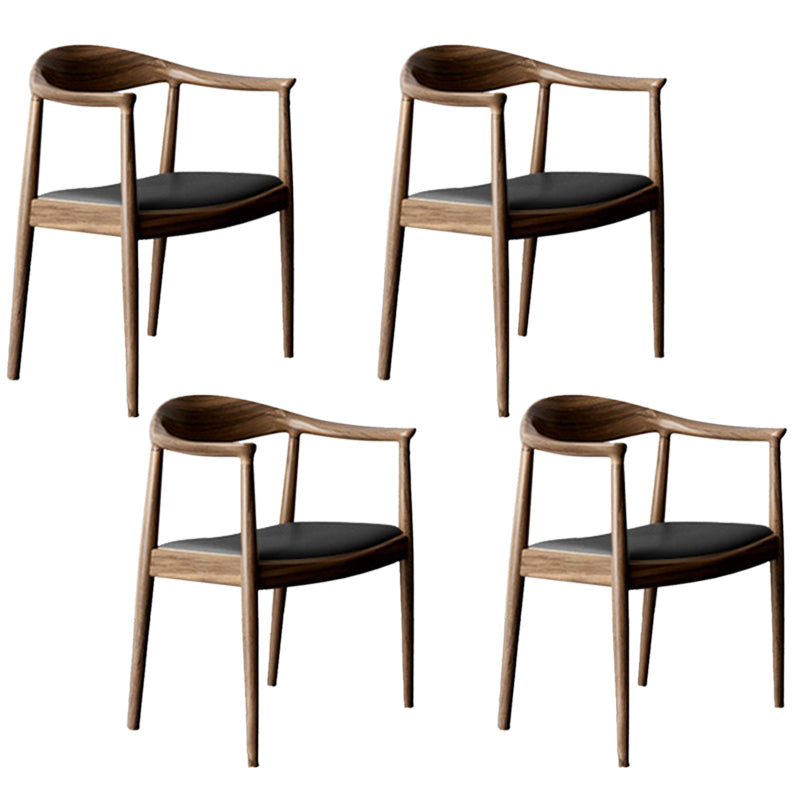 Zeitgenössischer Stil Armstuhl Holz offener Esstühle für Küche