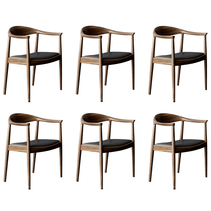 Zeitgenössischer Stil Armstuhl Holz offener Esstühle für Küche