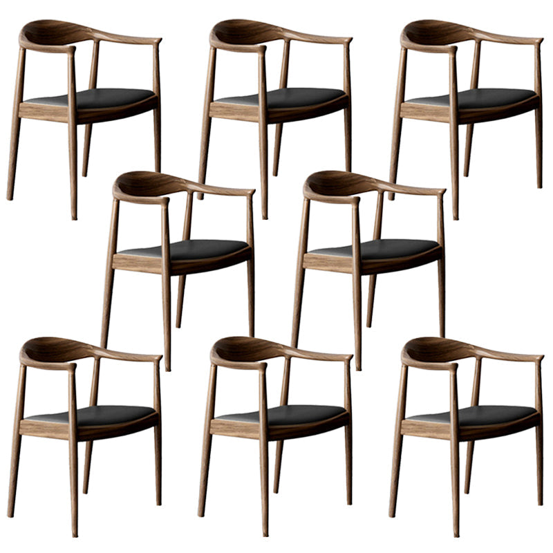 Zeitgenössischer Stil Armstuhl Holz offener Esstühle für Küche