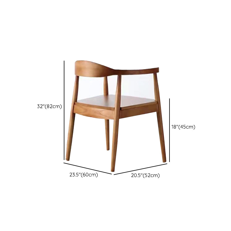 Zeitgenössischer Stil Armstuhl Holz offener Esstühle für Küche