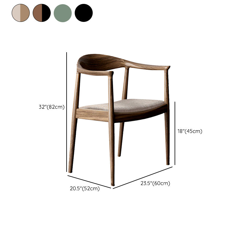 Zeitgenössischer Stil Armstuhl Holz offener Esstühle für Küche