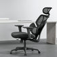 Adjustable Arm Office Chair Modernism Black Desk Chair with Wheels Clearhalo 'furn' 'furn_office_chair' 'Furniture' 'Office Chairs' 'Office Furniture' 'office_chair' 7579375
