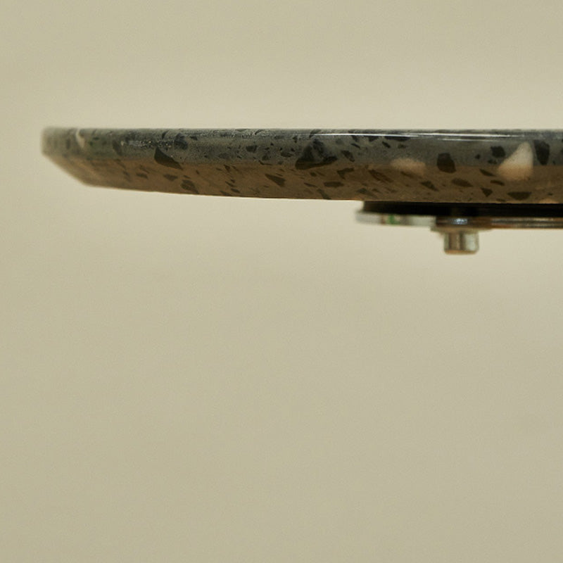 Pedestal Silver Base End Table with Round Top Sofa Side Accent Table Clearhalo 'Coffee & Accent Tables' 'End & Side Tables' 'end_side_tables' 'furn' 'furn_end_side_tables' 'Furniture' 'Living Room Furniture' 7579500