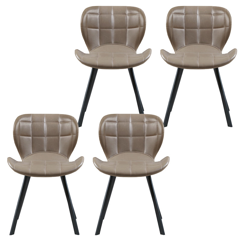 Modern Style Side Chair Leather Dining Chair for Dining Room