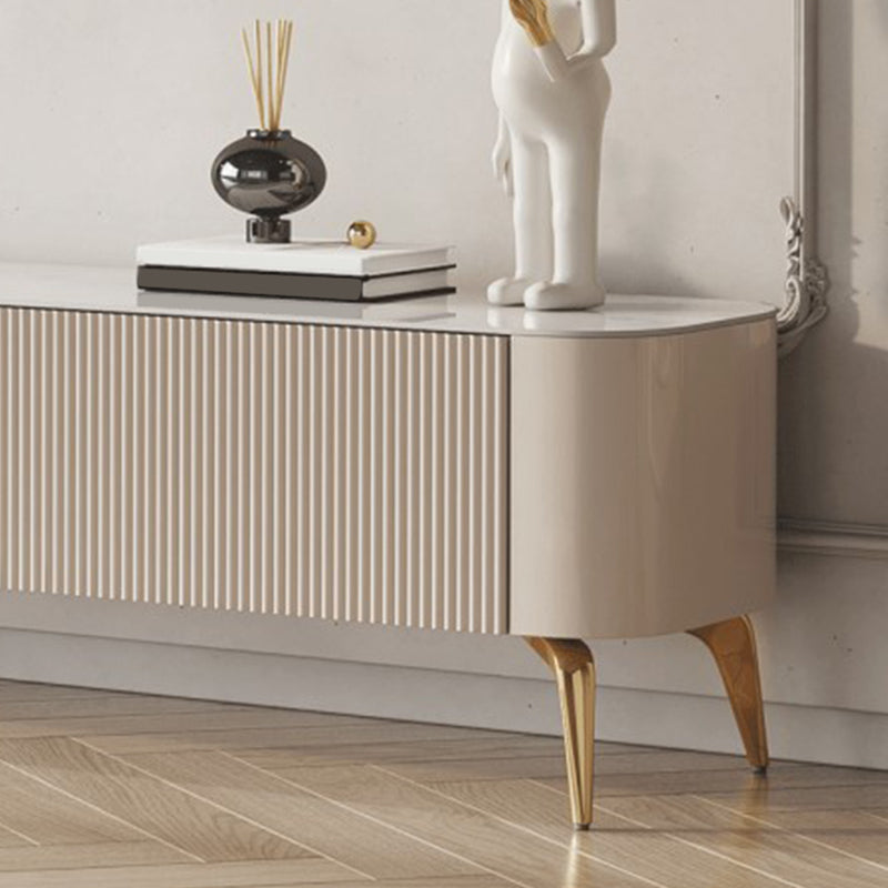 Stone TV Media Console Contemporary Stand Console with 4 Drawers Clearhalo 'furn' 'furn_tv_stands_entertainment_centers' 'Furniture' 'Living Room Furniture' 'TV Stands & Entertainment Centers' 'TV Stands & Media Storage Furniture' 'tv_stands_entertainment_centers' 7579798