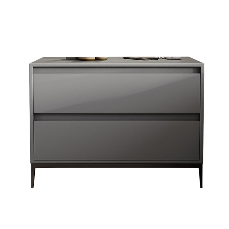 Modern bedkast lederen accenttafel nachtkastje met laden