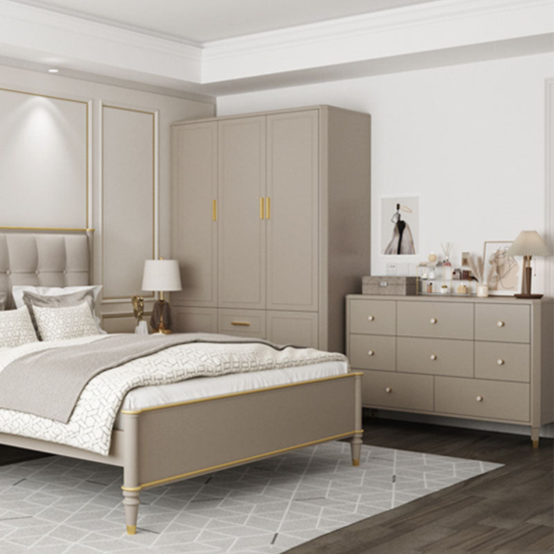 Contemporary Horizontal Double Dresser Storage Dresser with Drawers for Home Clearhalo 'Bedroom Furniture' 'Dressers & Chests' 'dressers_chests' 'furn' 'furn_dressers_chests' 'Furniture' 7579993