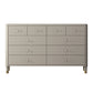 Contemporary Horizontal Double Dresser Storage Dresser with Drawers for Home Clearhalo 'Bedroom Furniture' 'Dressers & Chests' 'dressers_chests' 'furn' 'furn_dressers_chests' 'Furniture' 7580000