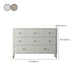 Contemporary Horizontal Double Dresser Storage Dresser with Drawers for Home Clearhalo 'Bedroom Furniture' 'Dressers & Chests' 'dressers_chests' 'furn' 'furn_dressers_chests' 'Furniture' 7580002