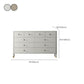 Contemporary Horizontal Double Dresser Storage Dresser with Drawers for Home Clearhalo 'Bedroom Furniture' 'Dressers & Chests' 'dressers_chests' 'furn' 'furn_dressers_chests' 'Furniture' 7580003