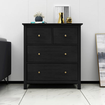 Classic Glam Storage Cofre de madera Cofre de almacenamiento con cajones