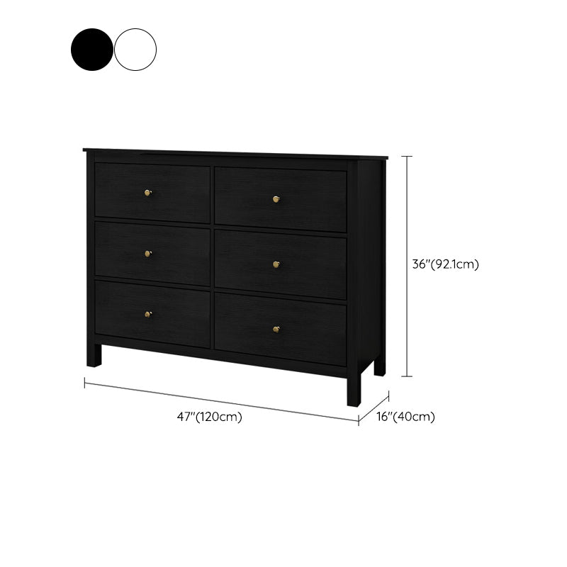 Classic Glam Storage Cofre de madera Cofre de almacenamiento con cajones
