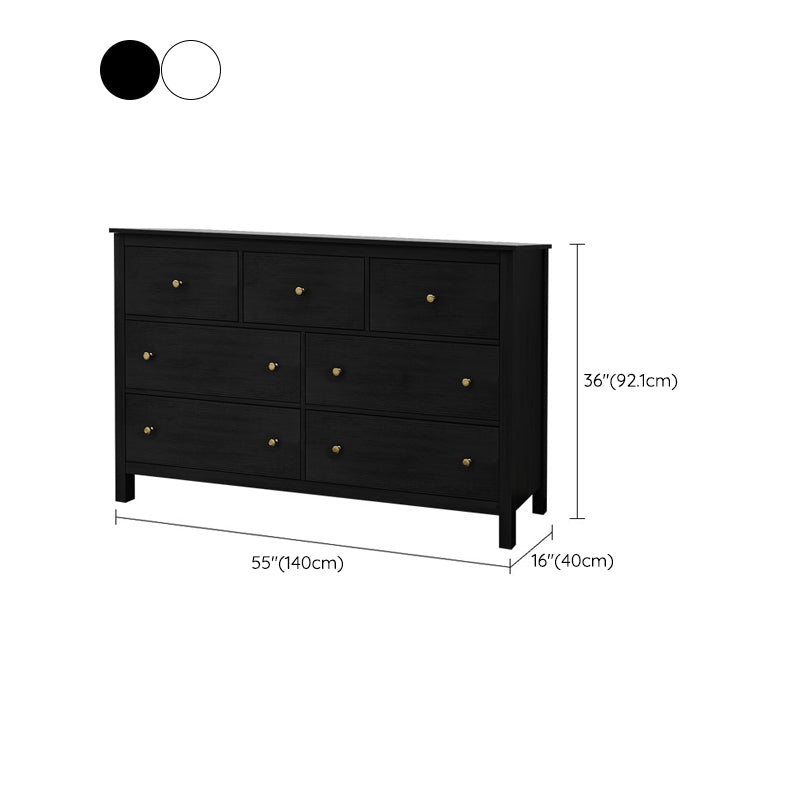Classic Glam Storage Cofre de madera Cofre de almacenamiento con cajones