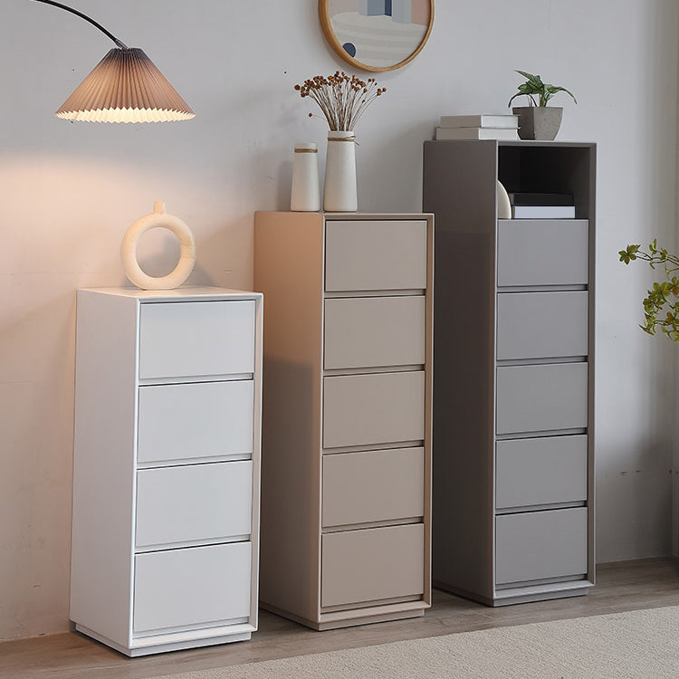 Modern de almacenamiento cofre de madera de madera tocador de cofre con cajones