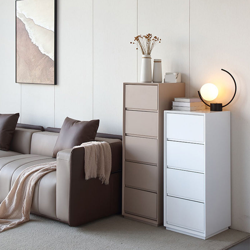 Modern de almacenamiento cofre de madera de madera tocador de cofre con cajones