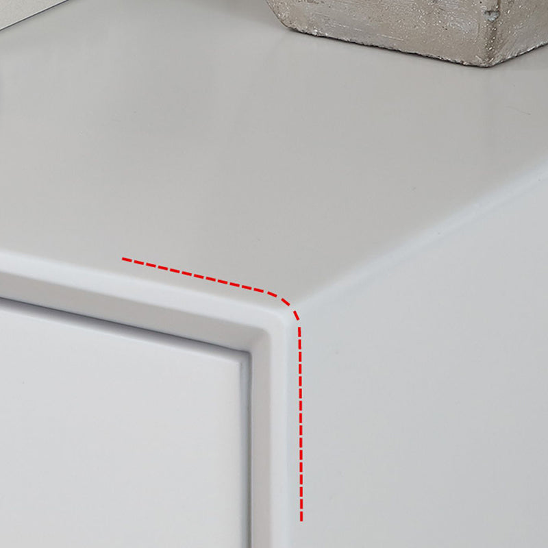 Modern de almacenamiento cofre de madera de madera tocador de cofre con cajones