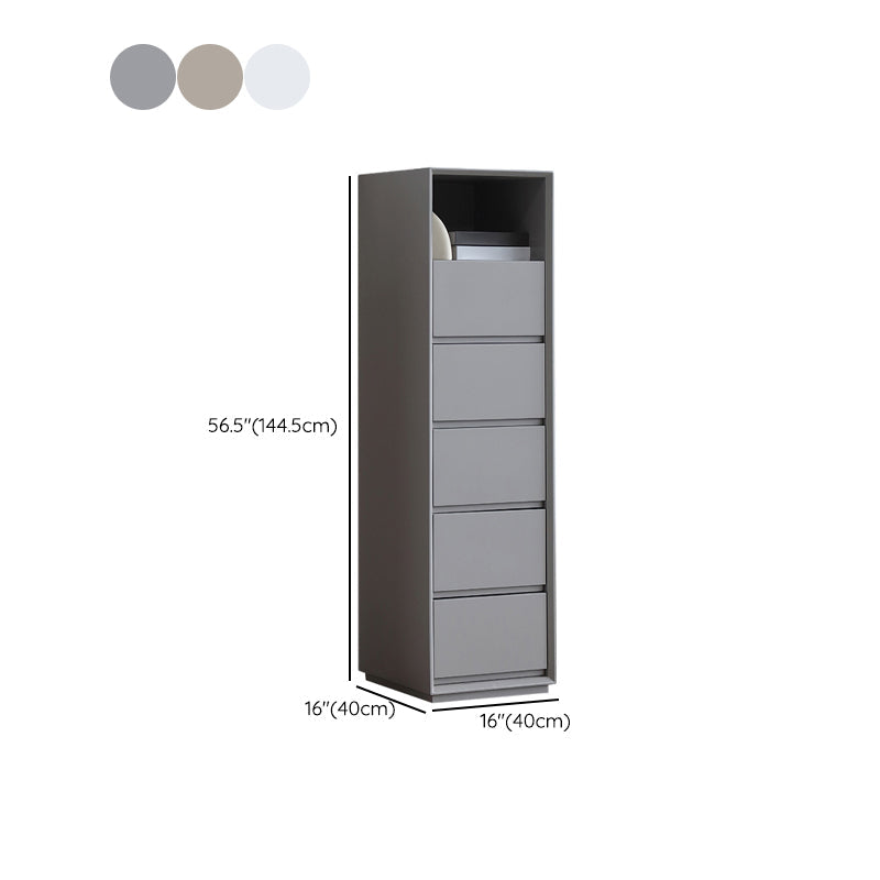 Modern de almacenamiento cofre de madera de madera tocador de cofre con cajones