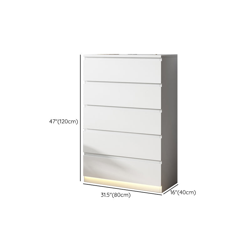 Dresseur de coffre de rangement en bois fabriqué moderne avec 3/4/5/6/8 DES TIROCHES