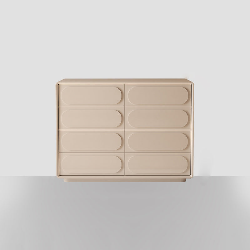 Modernismo Horizontal Cofre de lencería de almacenamiento de madera horizontal para espacio para habitación