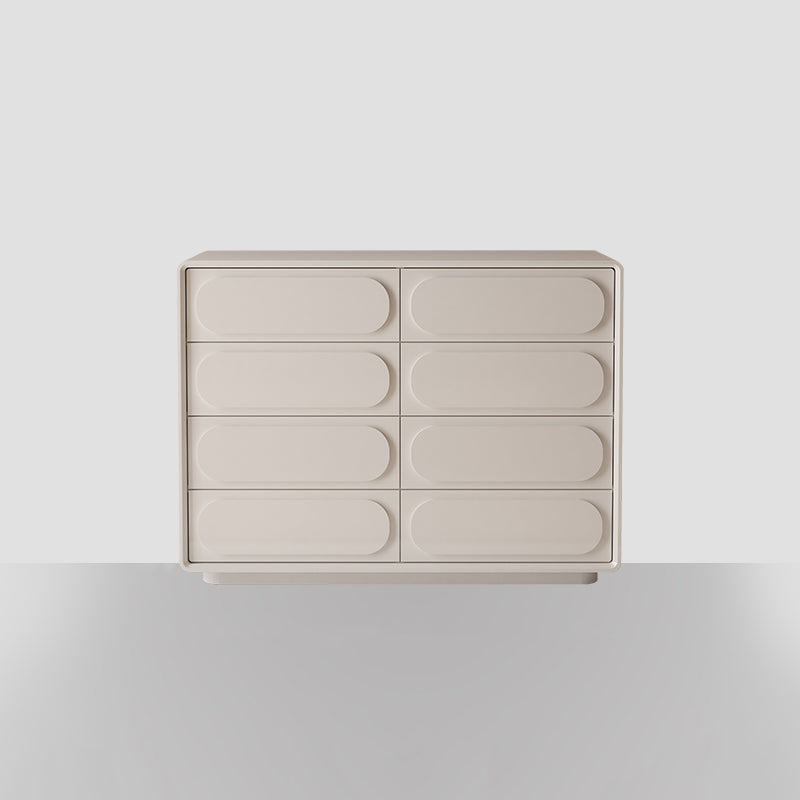 Modernismo Horizontal Cofre de lencería de almacenamiento de madera horizontal para espacio para habitación