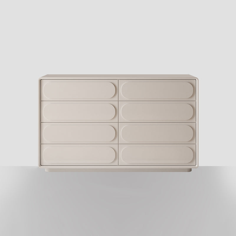 Modernismo Horizontal Cofre de lencería de almacenamiento de madera horizontal para espacio para habitación