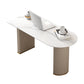 Peninsula Stone Office Bureau Glam Style Metal Writing Bureau pour bureau