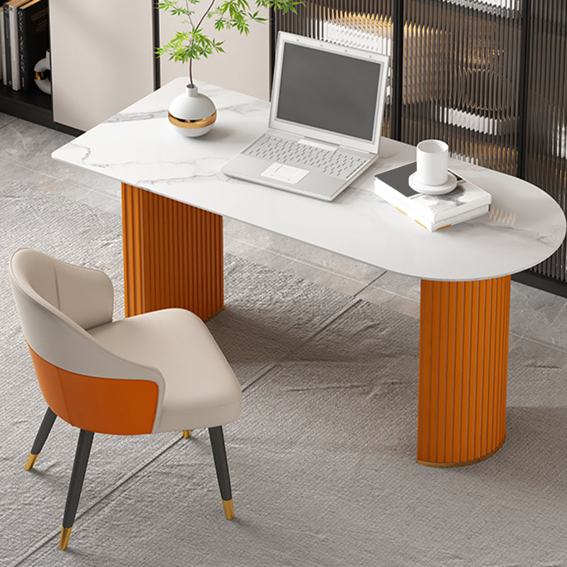 Peninsula Stone Office Bureau Glam Style Metal Writing Bureau pour bureau