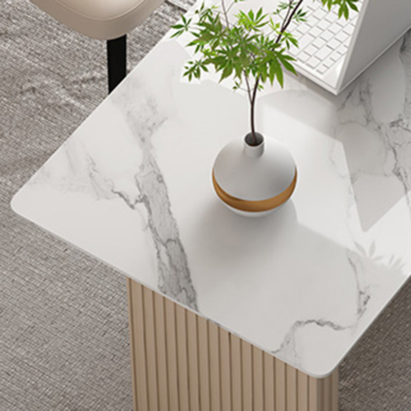 Peninsula Stone Office Bureau Glam Style Metal Writing Bureau pour bureau