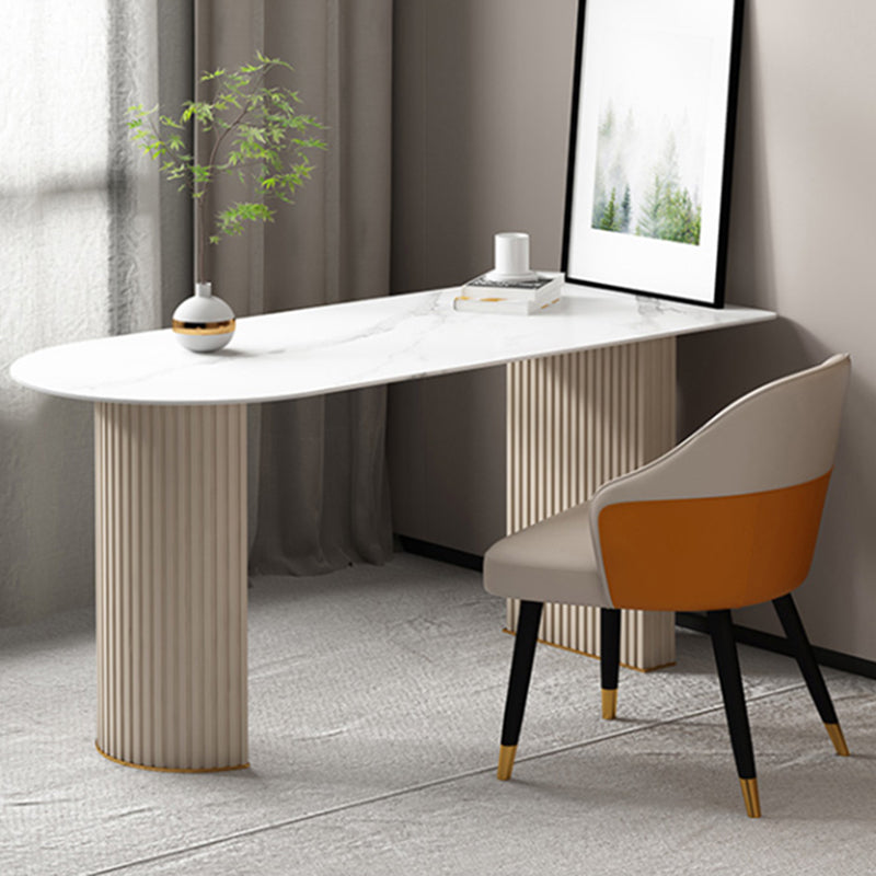 Peninsula Stone Office Bureau Glam Style Metal Writing Bureau pour bureau