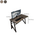 Contemporary Computer Desk Rectangular Antique Finish Desk with Metal Legs Clearhalo 'furn' 'furn_office_desk' 'Furniture' 'Office Desks' 'Office Furniture' 'office_desk' 7580198