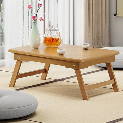 Contemporary Style Office Desk Rectangular Shape Task Desk with 4 Legs for Home Natural Clearhalo 'furn' 'furn_office_desk' 'Furniture' 'Office Desks' 'Office Furniture' 'office_desk' 7580320