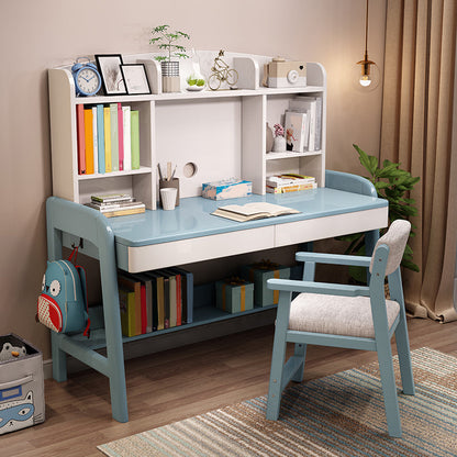 Bureau d'écriture de chambre à coucher en bois massif moderne bureau de bureau réglable