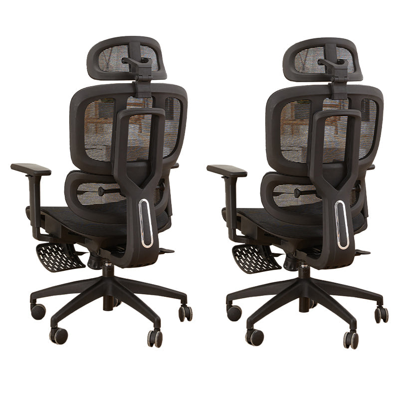 Silla de oficina de armas extraíble mecanismo de inclinación moderna sin silla angustiante con ruedas