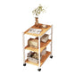 3-Shelf Bookcase Wooden and Metal Shelf Bookcase for Home Office Clearhalo 'Bookcases' 'furn' 'furn_bookcases' 'Furniture' 'Office Furniture' 7580747