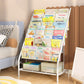 Scaffale per libri con scaletta chiusa in metallo, ripiani inclusi. Libreria inclusa