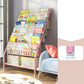 Scaffale per libri con scaletta chiusa in metallo, ripiani inclusi. Libreria inclusa