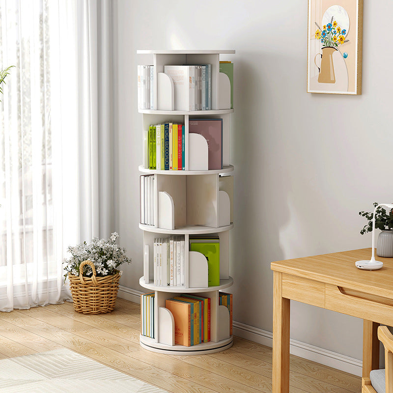 Engineered Wood Closed Back Bookcase Scandinavian Standard Bookshelf Clearhalo 'Bookcases' 'furn' 'furn_bookcases' 'Furniture' 'Office Furniture' 7580782