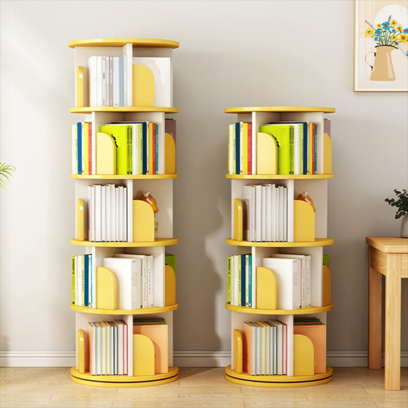Engineered Wood Closed Back Bookcase Scandinavian Standard Bookshelf Clearhalo 'Bookcases' 'furn' 'furn_bookcases' 'Furniture' 'Office Furniture' 7580784