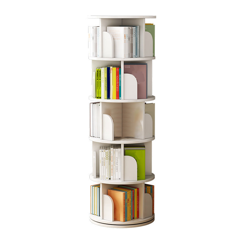 Engineered Wood Closed Back Bookcase Scandinavian Standard Bookshelf Clearhalo 'Bookcases' 'furn' 'furn_bookcases' 'Furniture' 'Office Furniture' 7580788