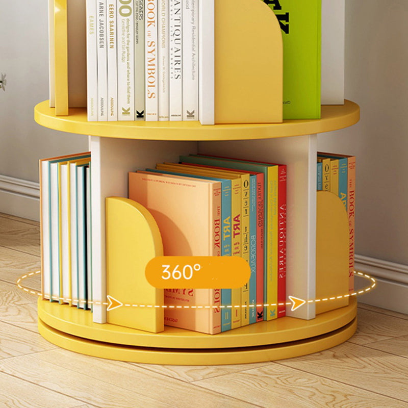 Engineered Wood Closed Back Bookcase Scandinavian Standard Bookshelf Clearhalo 'Bookcases' 'furn' 'furn_bookcases' 'Furniture' 'Office Furniture' 7580789